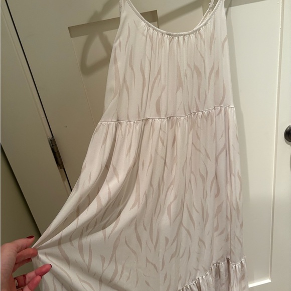 Z Supply Lido Animal Maxi Dress Sandstone Sz M - Picture 6 of 11